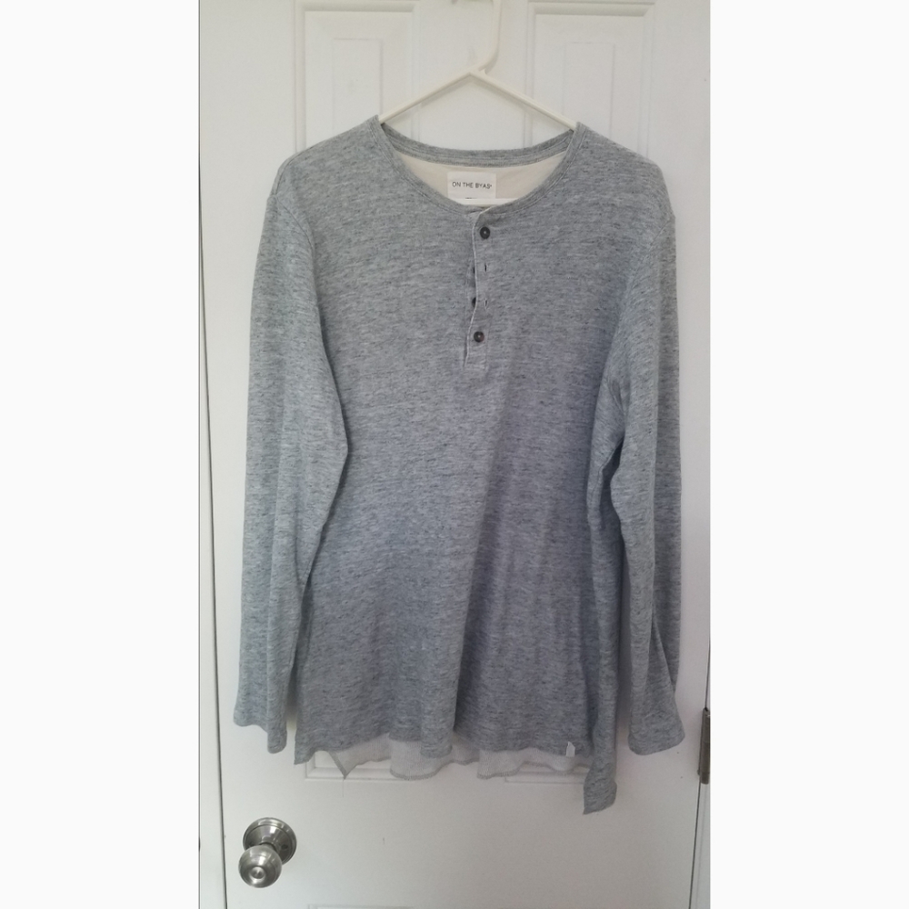 On the Byas Long Sleeve Henley - Longer Length
